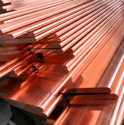 C1100 T2 Round Copper Bus Tube Flat Rod Steel Busbar 3mm 6mm 8mm