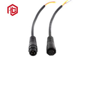 IP68 m12 macho e fêmea conector à prova d'água tomada de avião LED exterior r