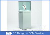 OEM Cases d'affichage de bijoux en verre blanc carré / Armoire d'affichage de bijoux verrouillable