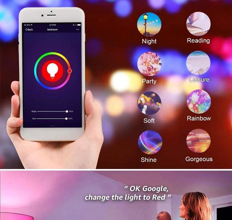 ПРИЛОЖЕНИЯ дистанционного управления RGB потолочного освещения современной музыки 36W потолочное освещение СИД музыки красочного умное