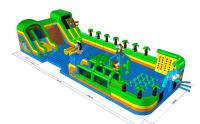 Jeux de parcs d'attractions Animal Bg Bouncer Parcours d'obstacles