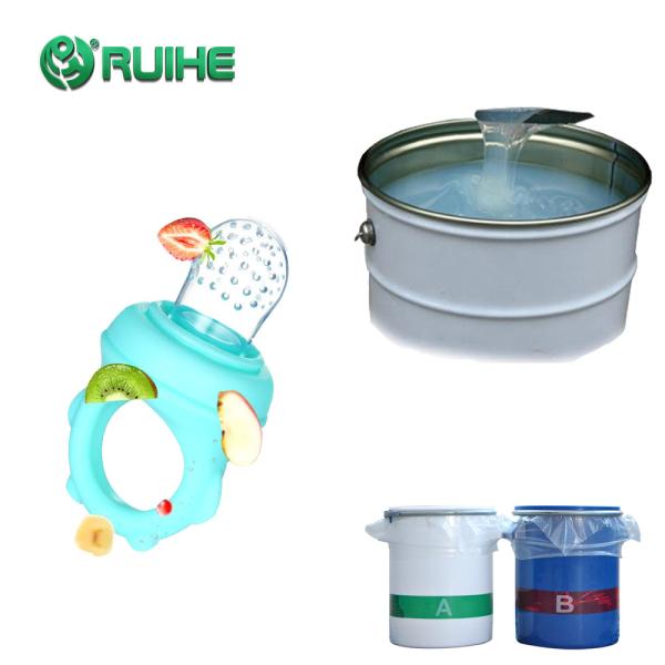 ROHS Injection Molding Food Grade Clear LSR Liquid Silicone Rubber with 1000 mPa.s Viscosity and 7.0 MPa Tensile Strength
