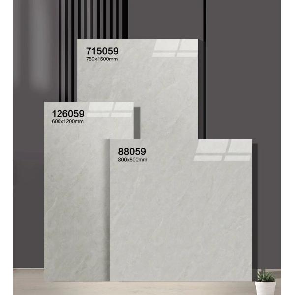 Los azulejos de porcelana pulida de color beige 750x1500mm AAA grado resistente al desgaste