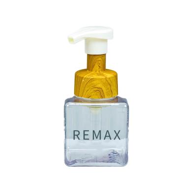 250ml Square Water Transfer Printing PETG Material Foam Pump Bottle Cosmetics Packaging For Facial Cleaning