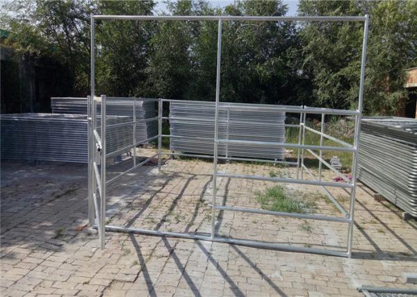 HDG Farm Gate 32*1.6mm round pipe 12x4ft size horse corral fence farm gate fence for the USA