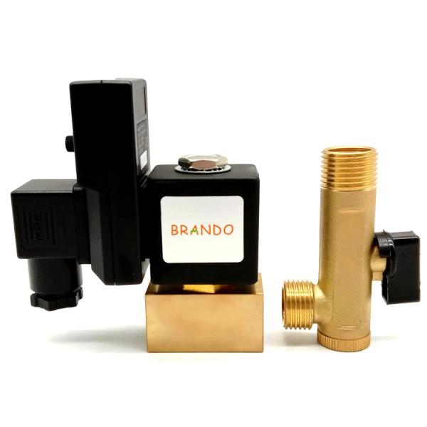 Type 1/2'' 5404 High Pressure Servo-assisted 2/2-way Piston Brass Solenoid Valve