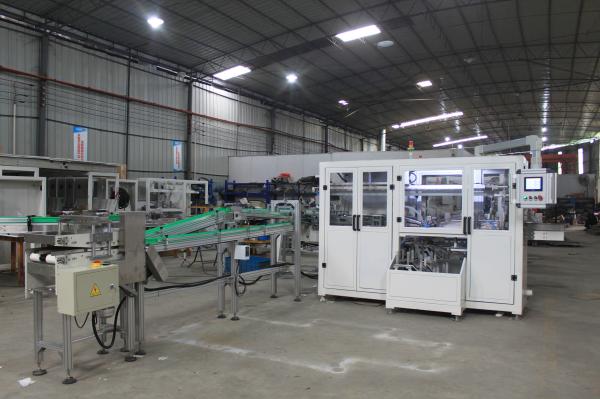 PLC Full Automatic Tissue Toilet Roll Packing Machine 18bags/min