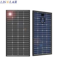 166mmx166mm Panel solar bificial de células 12V 200W Panel solar mono IP65