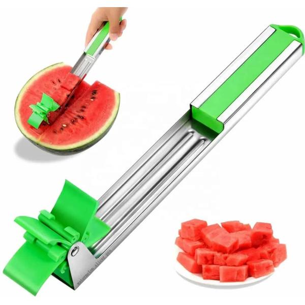 Efficiently Cut Watermelon with Windmill Design Salad Fruit Cutter Slicer 33*7*3.5 cm