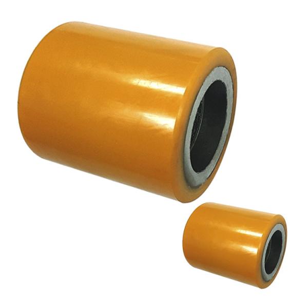 Rodas vermelhas do caminhão de pálete de 80mm, pálete Jack Roller Wheels da carga 800kg