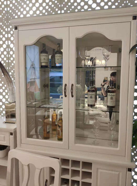 Dinning Room Wine Buffet Cabinet Unit Panel Furniture Europe Style