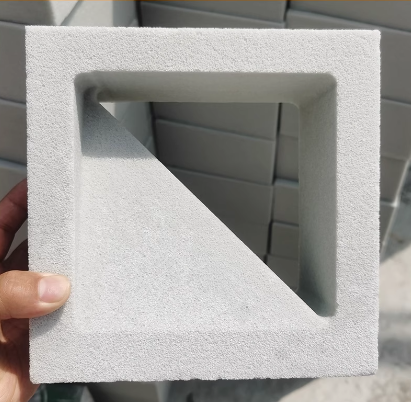 Very lightweight Foamed Ceramic Hollow Brick Facade Panels Wall Block