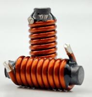 Inducteur de plaie de fil 15A 1,7 mOhm Radial à travers la tige de trou Noyau d'étranglement 744710215