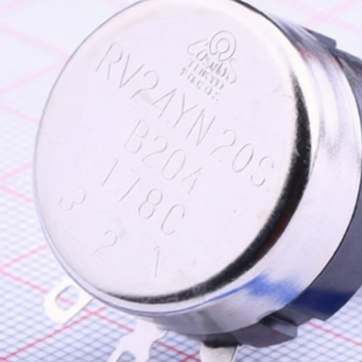 Industrial Carbon Potentiometer TOCOS RV24YN20S-B204 Single Shaft Linear Taper JIS Compliant Design