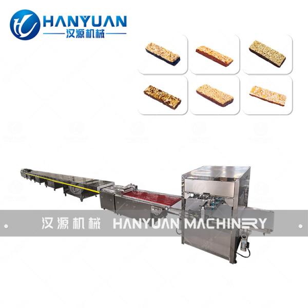 Double Layer Cereal Protein Bar Ultrasonic Cutting Production Line