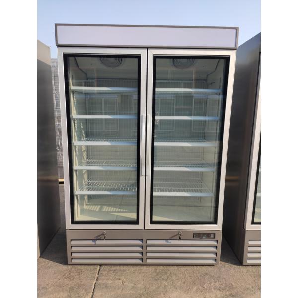 China supplier of upright glass door freezer, glass door display fridge china