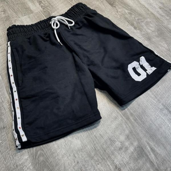 Custom Logo Acid Wash Raw Edgs Vintage Plain French Terry Men's Shorts Cotton Fleece Shorts Jogger Sports Quick Dry Shorts