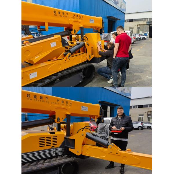 Mini-gran d'araignée en acier Téléscopique 3 tonnes 5 tonnes 8 tonnes 12 tonnes électrique et diesel