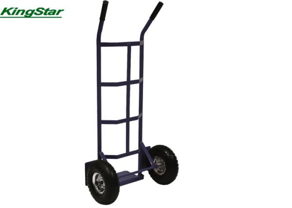 Commercial Red Folding Hand Trucks And Trolleys With Heavy Duty Welded Frame