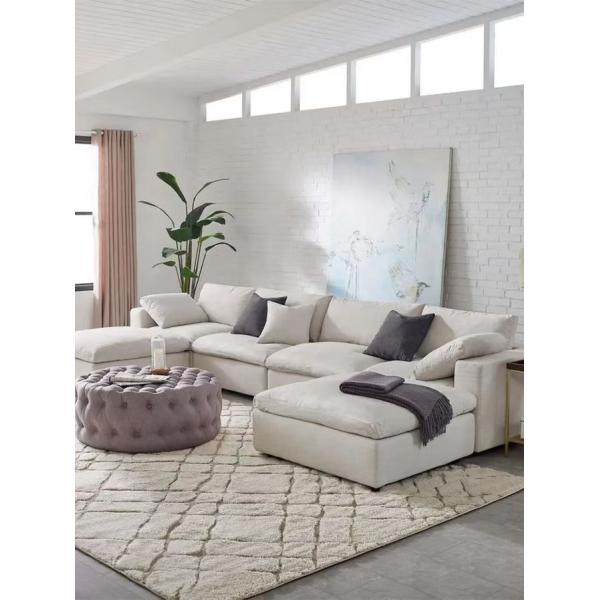 Practical Sectional Fabric Custom Sofa Bed  L Shaped