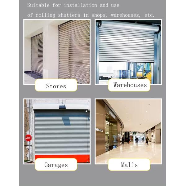 OEM настраиваемая оцинкованная стальная прокатная дверь с нижней частью в форме T