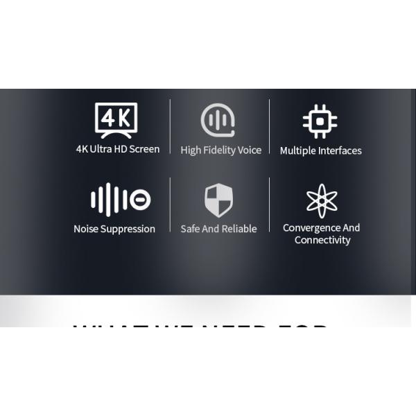 FTTN SQ-H900E 4k Split Video Conference Terminal With Fidelity Voice, Four-Screen Output