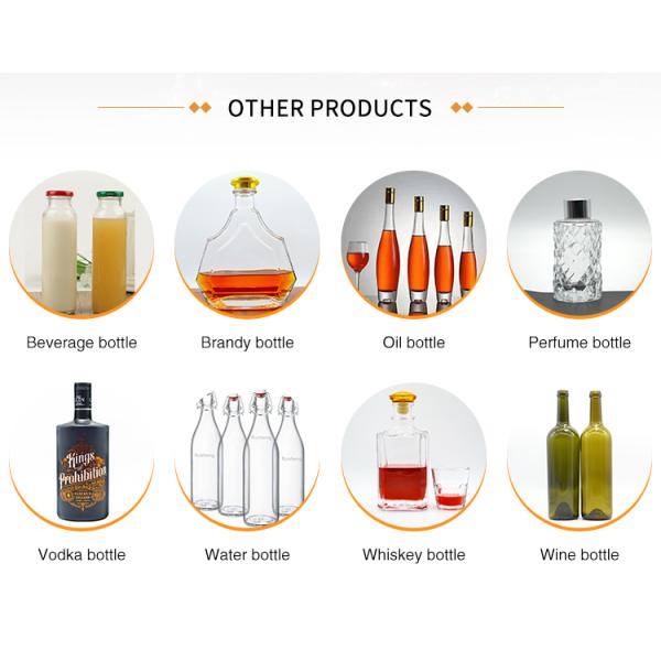 Customized Color Spray Vodka Glass Bottle 750ml with Super Flint Glass Material