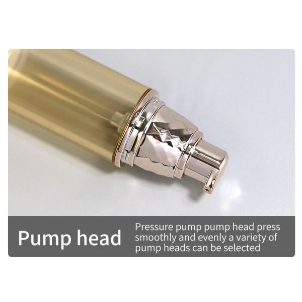 AS Collar 20lm 30ml 50lm Airless Pump Spray Bottle for Sunscreen and Vacuum Cream Pump Bottle in Cosmetic Packaging