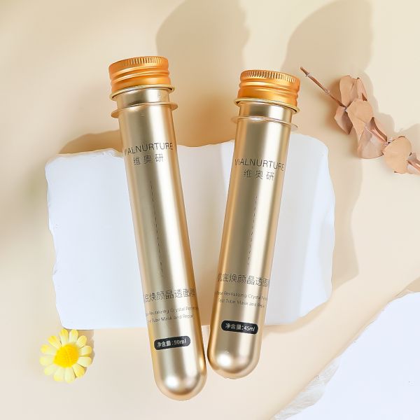 100% Recyclable Plastic Test Tube Bottles with Leak-Proof Structure for Custom Branding in Skincare Sample Packaging