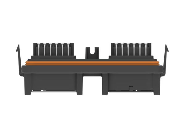 DTM13-12PA-12PB-R008 TE Connectivity Deutsch Connectors Right Angle 24 Circuit Dual Row 250 VAC Through Hole Deutsch Header