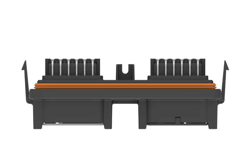 DTM13-12PA-12PB-R008 TE Connectivity Deutsch Connectors Right Angle 24 Circuit Dual Row 250 VAC Through Hole Deutsch Header