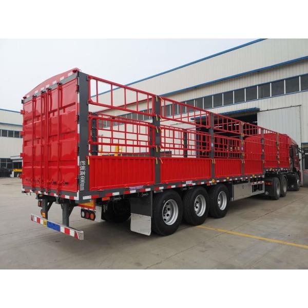 Axles Pig Transport Horse Carriage Fence Semi Trailer Customized Size
