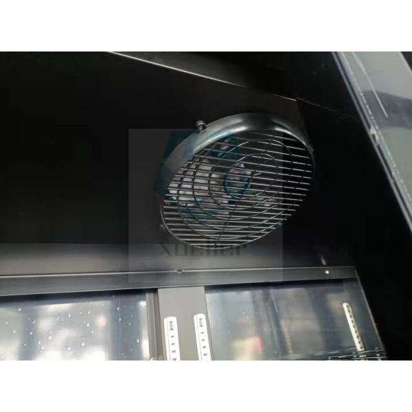 Double Door Commercial Bar Freezer Glass Door Air Cooling