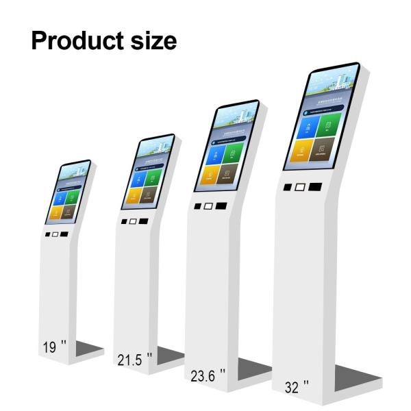 10.1-65 Inch Self-Service Kiosk with 3840x2160 Resolution and 178° Viewing Angle for Queue Management System