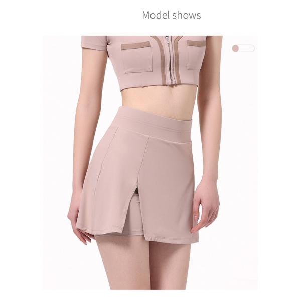 На открытом воздухе женщины играют в гольф одежды Breathable быстрые сухие атлетические дамы играют в гольф юбку