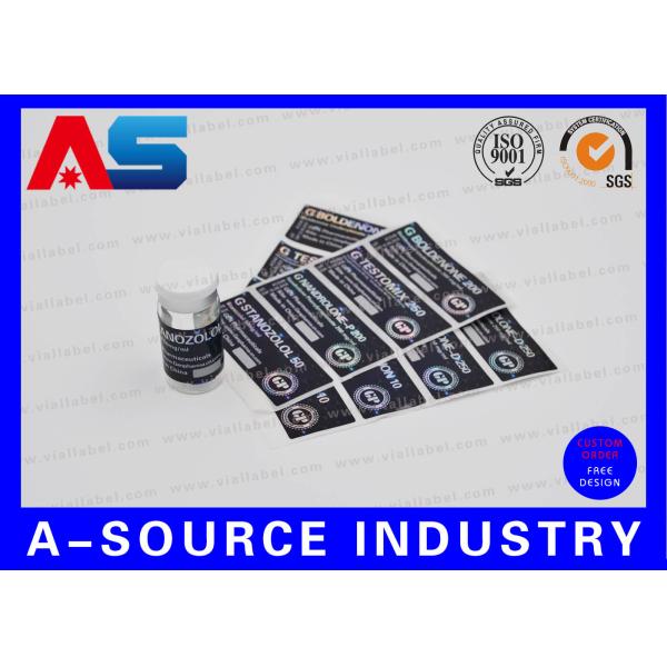 CMYK пептидные флаконы этикетки для лекарств стеклянные бутылки наклейки печать фабрика водонепроницаемый сильный клей