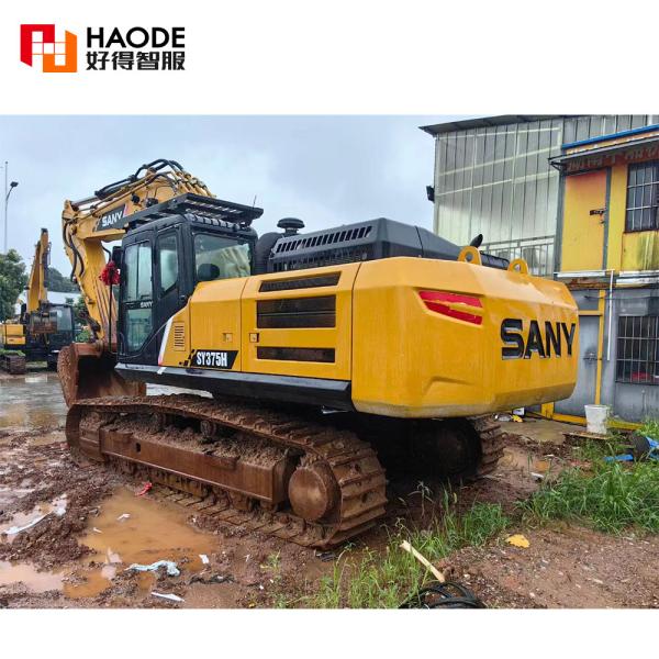 Moving Type Crawler Excavator 18 Year Sany 375H Mini Excavator With And Good Condition
