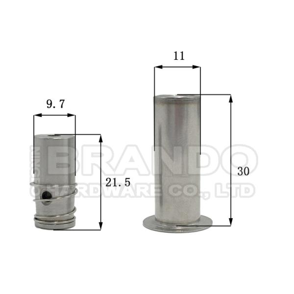 BAPC210030036 Плунжер стержня запасной части клапана соленоида очистителя воды RO SV магнитный