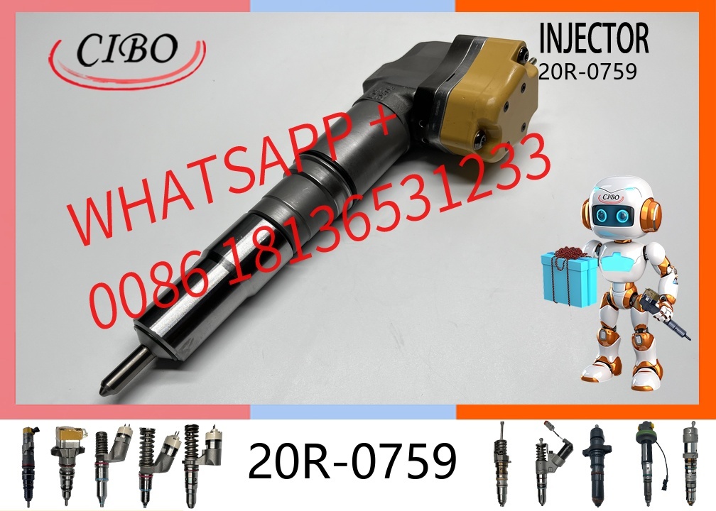 original 20R-0759 Diesel Fuel Injector for 3412 3408 3412E Engine Replacement