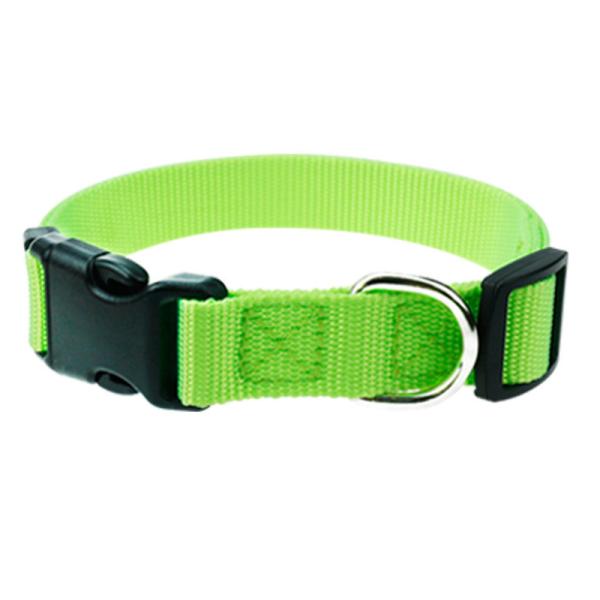 Nylon Dog Collar Secure Comfortable Pet Management multiple colors custom