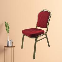 Custom Stackable Wedding Dining Metal Banquet Chair For Event
