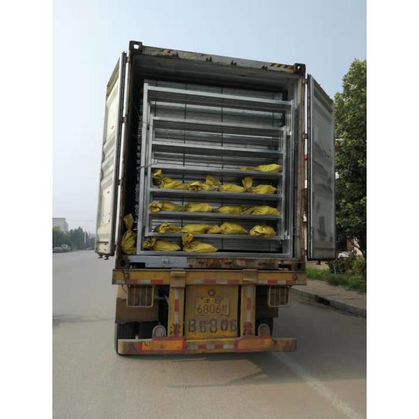 6 Bar Oval Livestock Equipment Portable Cattle Yard Panels Heavy Duty By 1820X2100mm