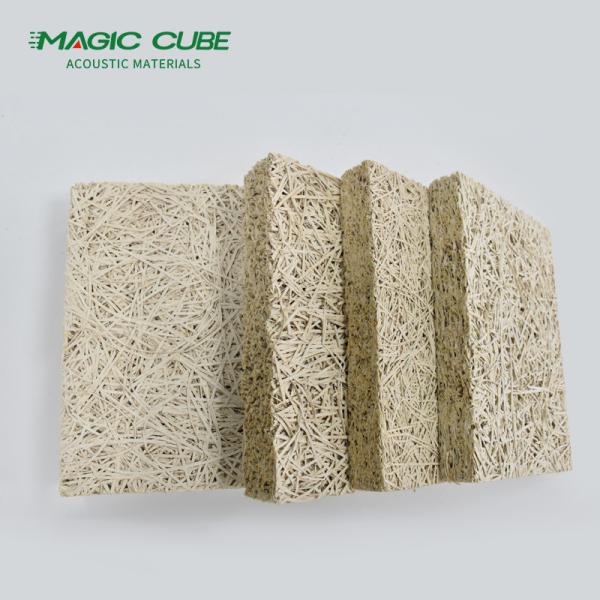 15mm/ 20mm/ 25mm/ 35mm Nails Installation Wood Wool Cement Board for Gym Acoustic Panels
