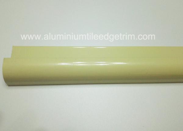Cream Tile Corner Trim Round Shape Aluminium Alloy Powder Coating
