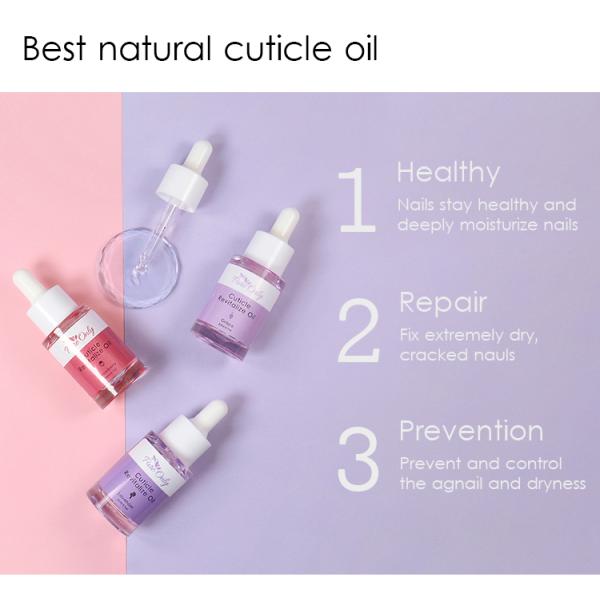 Ensemble de soins pour ongles Pure Only Healthy Art 20 ml Huile à cuticules Nutrition Essentiel pour le soin des ongles Certificat MSDS CE CPNP