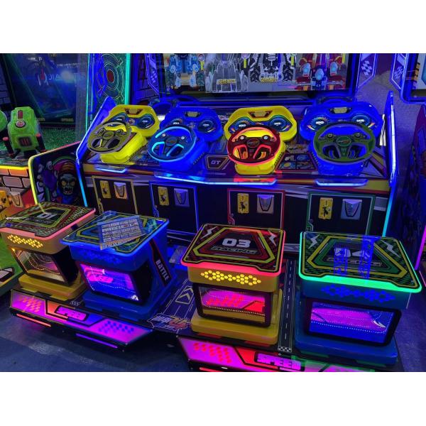 Efficiently Meet Customer Requirements Kids Car Racing Ticket Redemption Game Machine