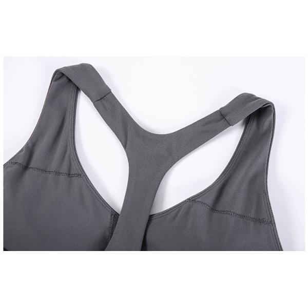 High Quality Wholesale Racer Back V Neck Sports Bra Custom Logo Gym Bras Sports Yogawear