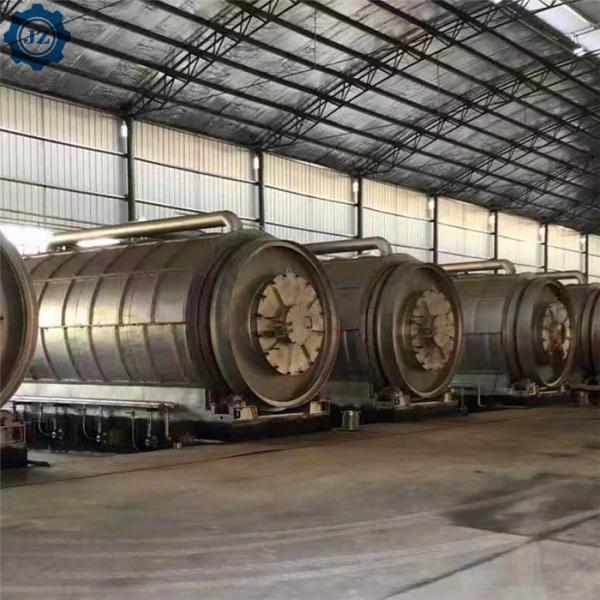 24 Hours Fully Continuous Waste Plastic Scrap Tyre Oil Distillation Pyrolysis Plant
