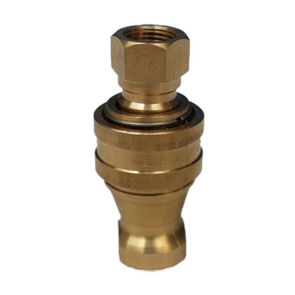 Brass Quick-Change Couplings (1/2) – For Sweeper/Water Sprinkler Truck Water Pipes, Including Brass Male-Female Through-Water Couplings (Equal Tee)