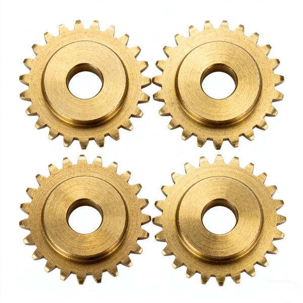 CNC machining china precision CNC Machining brass gear custom copper alloy machined parts high precision transmission components